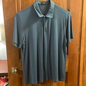 Mens Large theory modal blend polo